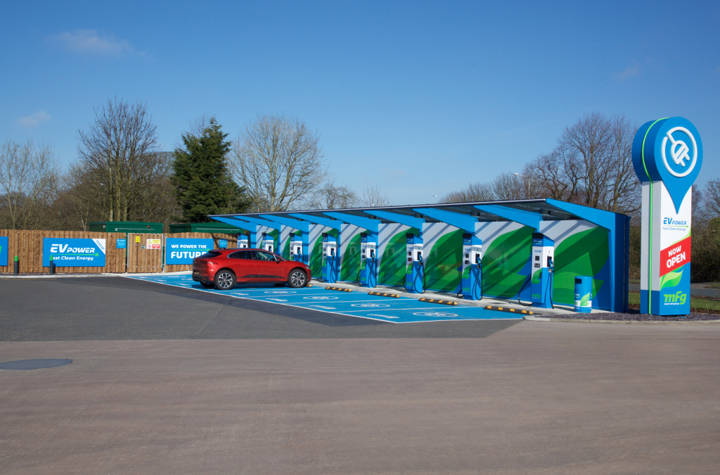 MFG To Open UltraRapid Electric Vehicle Charging Hub at Great Western